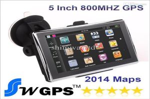 5 pouces voiture GPS Navigation MTK MS2531 800 MHZ 912 S CPU transmetteur FM WinCE 60 RAM 128 mo intégré 4 GB Flash avec nouveau 9503388