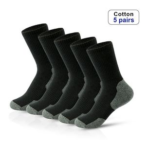 5 paires pour hommes Sport Crew Socks Performance Athletic Casual Soft Breathable Running Basketball Compression 231221