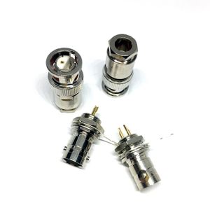 5 set Twin Twinax BNC prise mâle femelle jack écrou cloison soudure RG59 RG108 connecteur305a