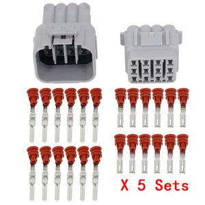 5 Juegos/Kits conector de cable eléctrico impermeable de 12 pines/vías DJ7125Y-2.2-11/21 conector macho y hembra para automóvil