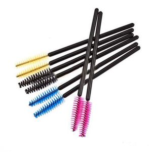 Livraison directe 50 pièces brosse à cils jetable unique applicateur de Mascara baguette pinceaux de maquillage soins des yeux maquillage outils de coiffage