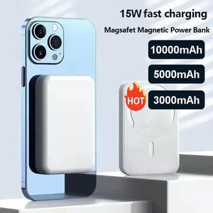 Chargeur sans fil portable 5000mAh 10000mAh Magsafe auxiliaire de rechange batterie magnétique externe batterie externe charge rapide pour iPhone 15 14 13 12 Pro Max