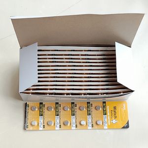 Pila de botón alcalina AG3 LR41, pilas de reloj de 1,5 v, 10 Uds. Por blíster, 500 tarjetas por lote