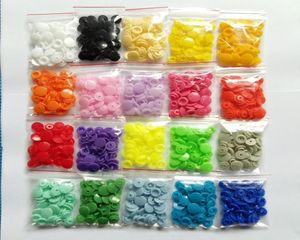 500 pièces 12MM bouton-pression rond en plastique T5 vêtements de bébé boutons de couches boutons-pression attaches Clips boutons-pression peuvent choisir les couleurs7977442939170