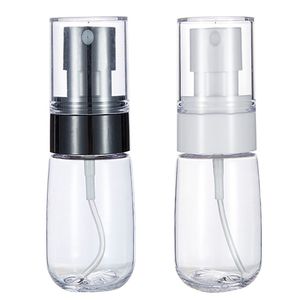 500 unids/lote botella de Spray de niebla fina rociador de plástico vacío botella de agua de Perfume de viaje recargable 30ml 60ml 80ml 100ml