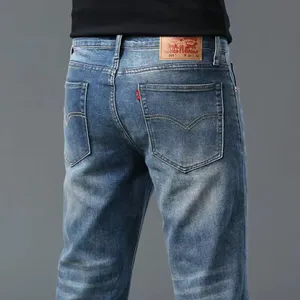 501 Levi Jeans Jeans de diseñador jeans morados de lujo jeans de marca morados 511 Fashion Jeans para hombre Bikers desgastados desgastados Denim cargo para mujer Pantalones negros para hombre muy bonitos