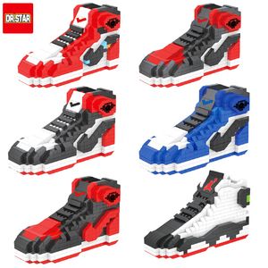 Ensemble de fabrication de modèles, 504 pièces, Mini blocs de construction, chaussures de sport pour garçons, Anime, modèles de jouets DIY, cadeaux pour enfants, vente en gros