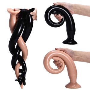 Artículos de masaje 50cm Super largo Anal consolador juguetes sexuales para hombres ano masturbador dilatador masajeador de próstata productos íntimos para sexo herramientas