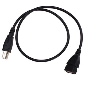 50cm USB2.0 Type A Female to USB B Male Scanner Printer Cable Extension Adapter Cord