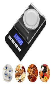 50g 0001g Digital Milligram Gram High Precision Pocket Scale Measurement Tool avec Affichage LCD pour Laboratory6401571