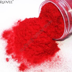 Poudre de villosités floquée rouge de marque 3D, 50 g/sac x, pour Nail Art, vente en gros, 240301