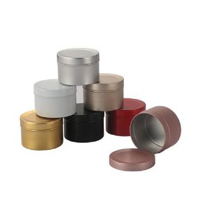 Frascos de crema de aluminio vacíos de 50g, estuche cosmético de color, latas de aluminio de 50ml, contenedor de bálsamo labial de metal, caja de embalaje