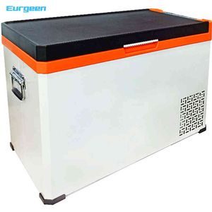 Réfrigérateur de voiture portable 50L Mini-congélateur Compresseur de refroidissement Contrôle de température réglable pour pique-nique en plein air Camping AC 12 / 24V H220510