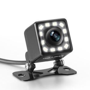 12 LED Vision nocturne lumière voiture vue arrière caméra Support de stationnement universel étanche 170 grand Angle HD couleur image