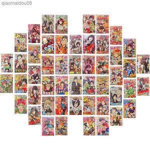 50 Pcs Esthétique Mur Collage Imprimer Coloré Anime Manga Panneau Mur Collage Kit pour Garçons Art Prints Salon Chambre Art Décor L230704