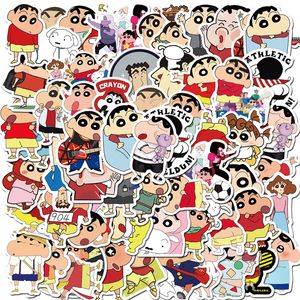 50 pièces animation Crayon shin-chan autocollant Graffiti enfants jouet planche à roulettes voiture moto vélo autocollant décalcomanies en gros