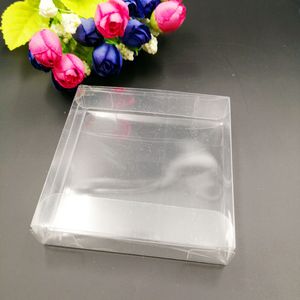 50pcs AX7X7 Boîte-cadeau PVC Clear Emballage Boîte en plastique Petite boîte en plastique pour bijoux Bolles de Noël