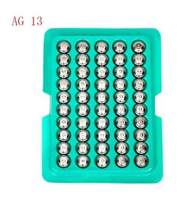 50pcs Cell Coin Watches Battery LR44 AG13 L1154 357 SR44 1.5V Alkaline Button Batteries Suitable For Watch