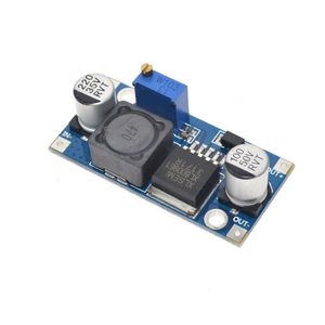 50PCS DC-DC adjustable voltage module Step Up Power Converter,4A 4.5-32V to 5-55V,XL6009 displayed voltmeter freeshipping