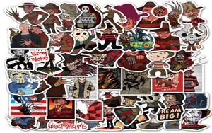 50 Uds. De pegatinas mixtas de película Freddy Krueger para macbook, Maleta, bicicleta, mesa, guitarra, pegatinas JDM, calcomanía para teléfono, pegatinas de Pvc 6644666