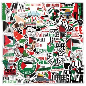 50PCS Free Palestine Stickers Save Palestine Sticker Mixed Phone Case Luggage Waterproof Decal Bulk Lots