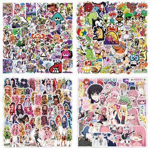 50PCS Jeu Anime Autocollants Boochi The Rock Comic Graffiti Autocollants Enfants Jouet Planche À Roulettes Voiture Moto Vélo Autocollant Bande Dessinée Poupée Stickers En Gros 4 Styles