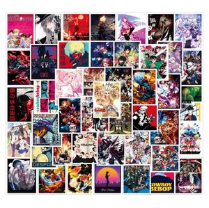 50pcs Japanese Cartoon mélange Anime autocollants pour les aimants de réfrigérateur ordinateur