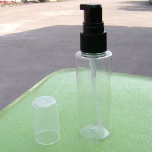 50 pcs/lot 60 ml en plastique Lotion pompe bouteille Transparent Gel douche/shampooing bouteilles rechargeables bouchon noir vide pression Containergoods
