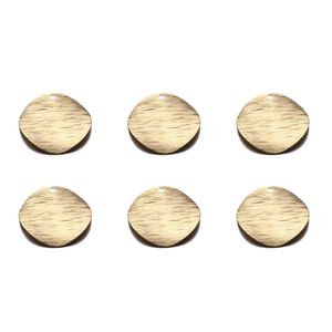 50pcs / lot en laiton Charmes de cuivre Modèle Copin Styletree Charmes Pendant Place de forme Ovale Feuille de pensionn