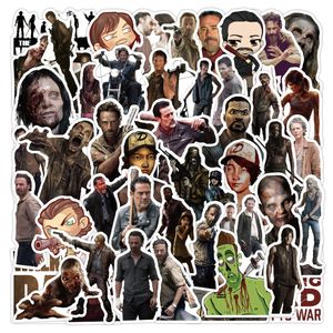 50 Pcs/Lot classique série télévisée d'horreur The Walking Dead autocollant Graffiti enfants jouet planche à roulettes voiture moto vélo autocollant décalcomanies en gros