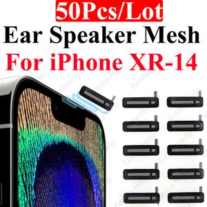 50pcs/lote Auricador Original Auricador de altavoces Polvo Anti para iPhone X XS MAX XR 11 13 PRO 14 más 12 mini piezas de oreja a prueba de polvo