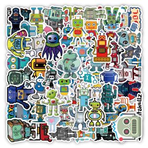 50pcs robot creative diy cartoon impermeable pegatinas de PVC paquete para el refrigerador