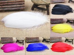 50pcs Soft Goose Feather Halloween Christmas Wedding Costumes Hat Dreamcatcher Materials décoratifs Feather 456inch3696313