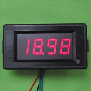 Blue LCD Digital Voltmeter Ammeter Panel - 200V 50A DC Voltage & Current Meter GNED046