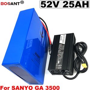 Batterie au lithium Rechargeable 52v 25ah e-bike pour cellule d'origine Sanyo 18650 51.8v 20ah 35ah batterie de vélo électrique 1000w 1500w