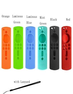 Shell de boîtier en silicone de 56 pouces pour Amazon Fire TV Stick 4K Remote Control Midea Player 2nd Protective Cover Protecteur de peau avec Lany8943172