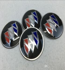 565 mm de 65 mm Buick LOGO COMO CENTRO CENTRO CUBS PELQUEZA ALUMINUS ALUMINUS BACE EMBLEMBRES Cubiertas de calcomanías para lacrosse regal veran1338157