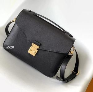 5A 2022 Diseñadores de lujo Bolsa de flores en relieve Bolso de mujer Messenger Cuero genuino Metis Elegante para mujer Hombro Crossbody Bolsas de noche M