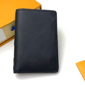 9A Portefeuille Enveloppe En Relief Sceau De Cire Designer Hommes Pliable Portefeuille En Cuir Véritable Titulaire De La Carte Organisateur De Poche Costume Clip Couture Avant Leather80508 8 x 11 x 1 cm L315