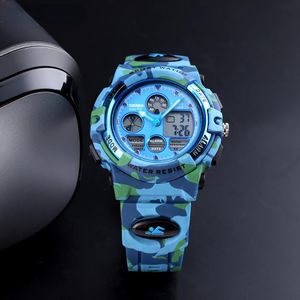5Bar étanche chronographe lumineux enfants montre-bracelet numérique enfants Sport montres garçons filles électronique horloge à Quartz