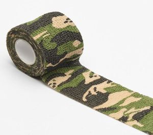 5cmx45m Camouflage Auto-adhésif Bandage élastique pour tatouage Tatoo Grip Wrap pour le corps de la protection du coude du doigt de l'articulation1601106