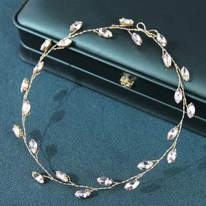 5I3Y Mariage Hair Bijoux Crystal Rinaste Bands Tiaras HairBands For Women Bride Party Bridal Wedding Hair Accessories Bijoux Band Vine Band Band D240425