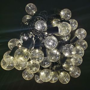 5m 20 LED Globe String Light Light Outdoor G50 Bulbes Fairy Lights Garland Garden Patio Wedding Party Christmas Light Chain