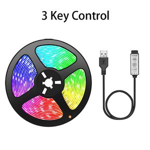 5m 20m LED Strip Light Bluetooth 24 Keys Remote Cape para decoración de la habitación TV Backlight 3535 Lámpara para regalos de Navidad D1.5