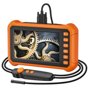 Longueur de câble de 5 m Écran étanche de 7,0 pouces Caméra 5,0 MP Objectif 8,5 mm Caméra endoscope avec mémoire de 32 Go Semi-rigide Snake Inspection vidéo Borescope Cam PQ319