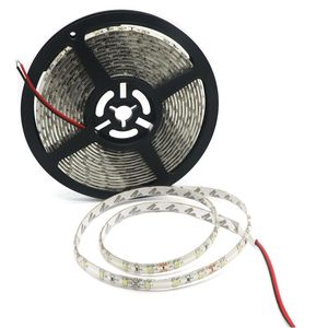 Lote de 5m 3528 SMD RGB 12V tiras de luz Led flexibles impermeables no impermeables 300 Leds de doble cara de buena calidad