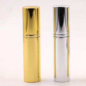 5ml Recargable Portátil Mini Perfume Atomizador Favor de fiesta Botella de aerosol vacía Caja de aluminio Caja de vidrio Cosmético interior Contenedor de líquido Viaje Puerta JY0958