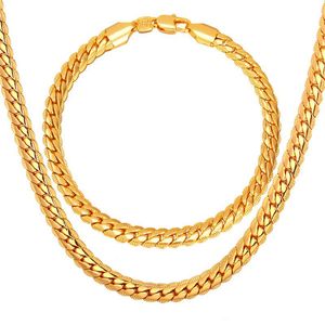 18k Plaqué Or Réel NK Chaîne Collier En Acier Inoxydable Hip Hop Bijoux Cadeaux En Gros Accessoires