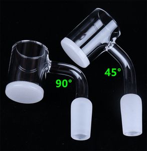 4mm Épais Bas Quartz Nail 10mm 14mm 18mm Mâle Femelle XL Quartz Banger Nail Pour Verre D'eau Bongs Dab Rigs