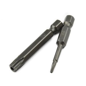 5 piezas de 50 mm Torx Torx Bits Bits Magnetic Torx Torx Bits 1/4 pulgadas Hex Torador de vástago Star Bit T8-T40